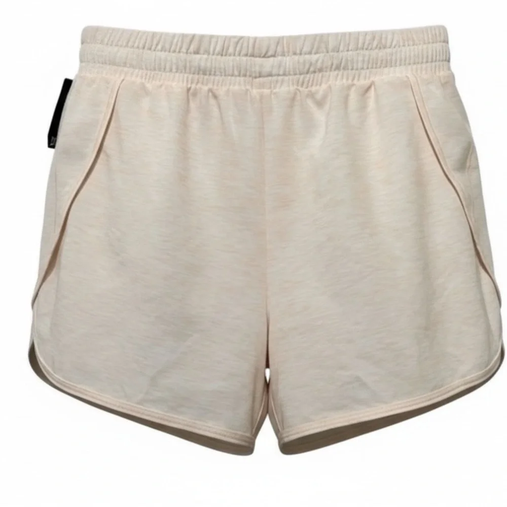 NWT DSG Girls Mid Rise Stride Run Short Peach Heather - Size XL
